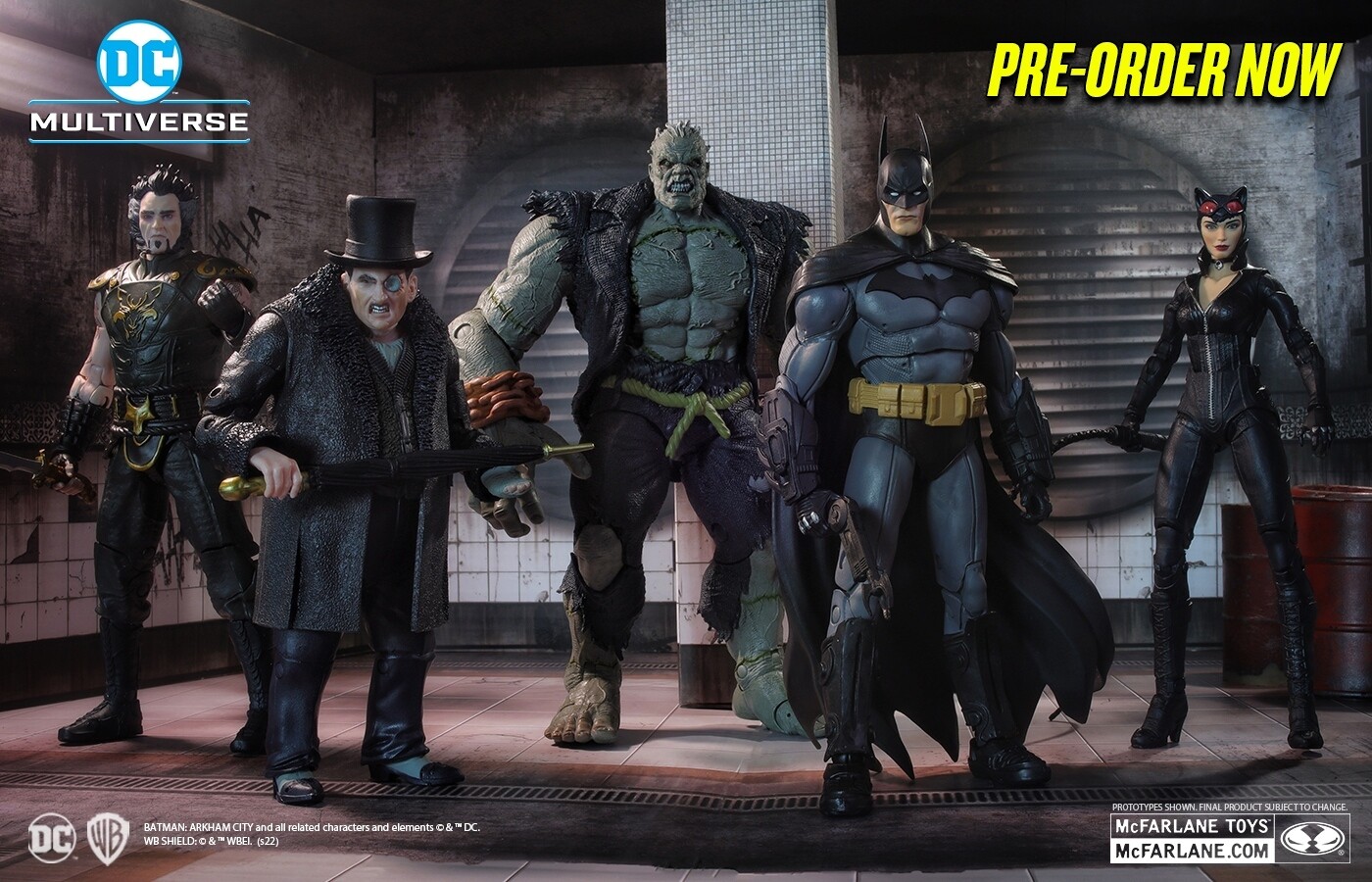 Arkham City Line -  I helped with articulation engineering for Solomon Grundy and some refinement and processing on Batman and Penguin