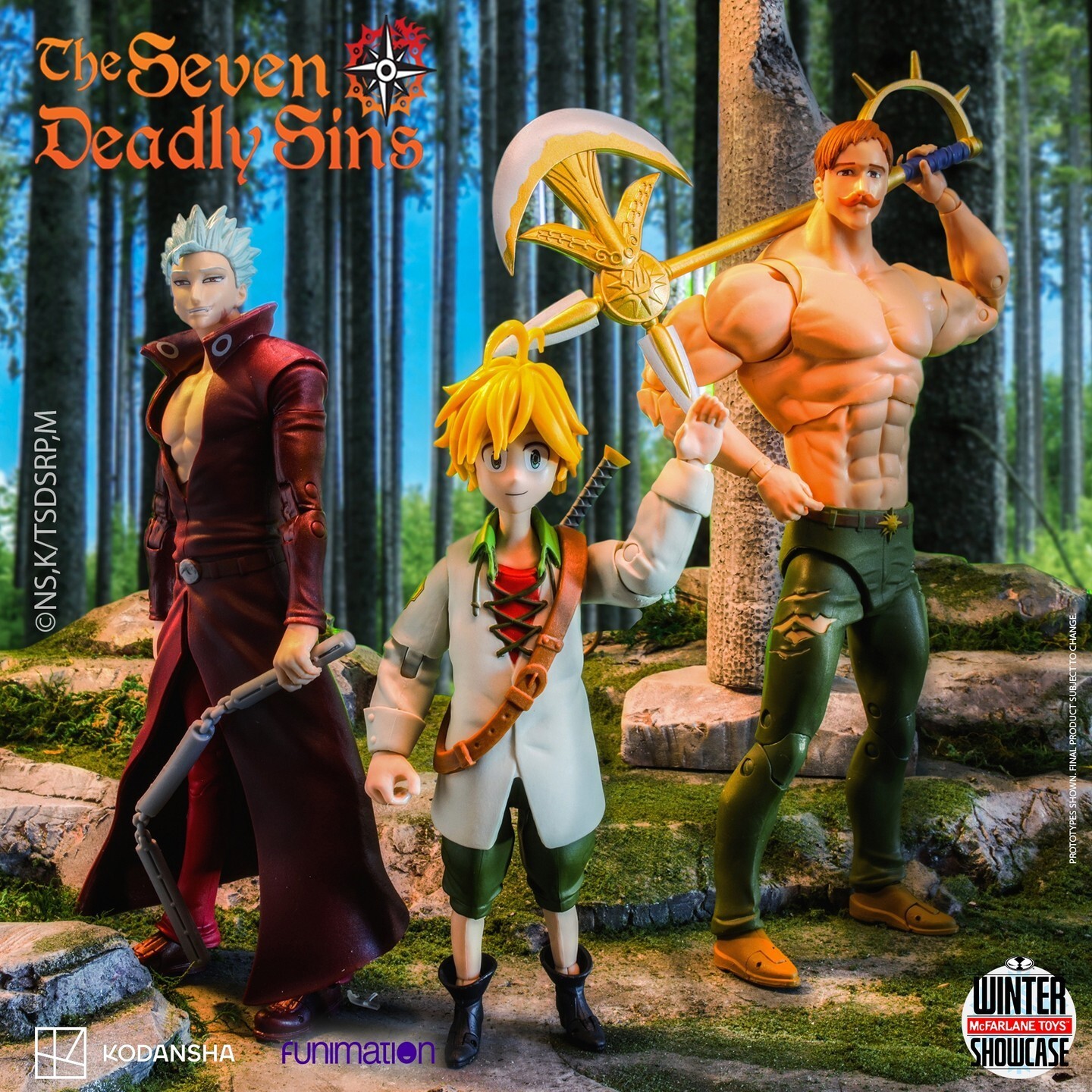 Seven Deadly Sins - I helped with articulation engineering and minor sculpt revisions on all 3 of these figures