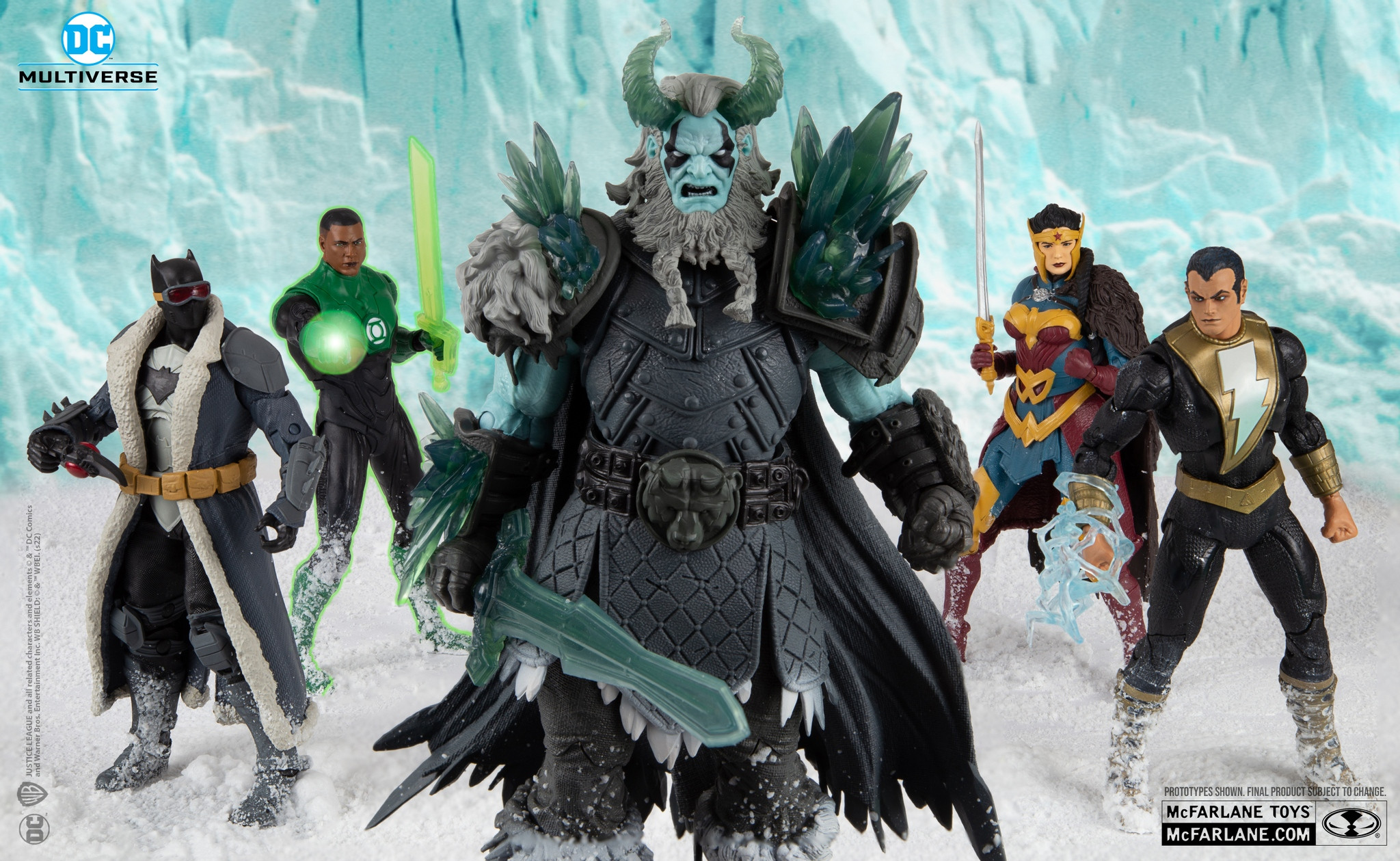 Endless Winter Line -  I helped with articulation engineering for Frost King and Wonder Woman