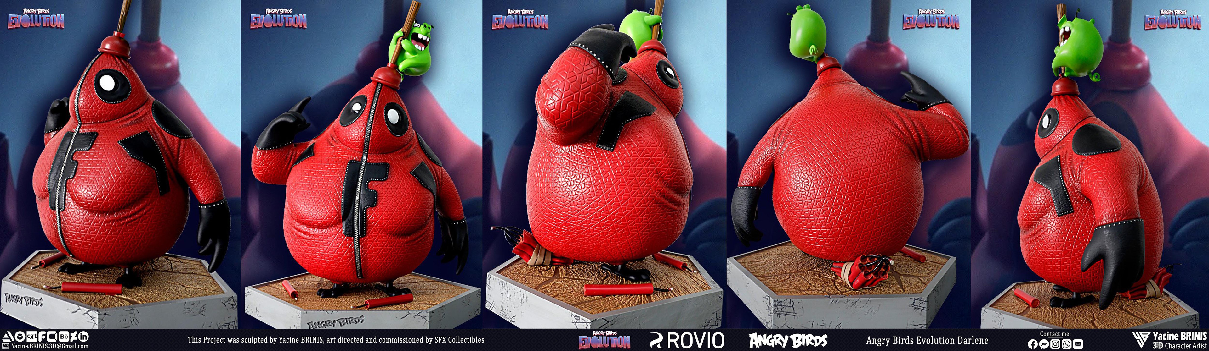 Darlene Angry Birds Evolution Rovio Entertainment Sculpted by Yacine BRINIS Printed by SFX Collectibles 01