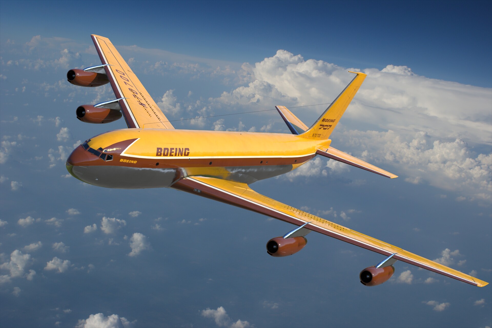 ArtStation - Boeing 367 80 Boeing 707 3D model