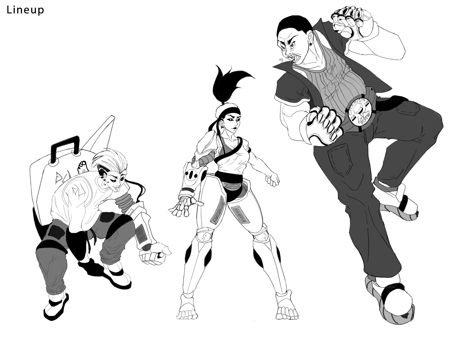 ArtStation Cyberpunk Character Lineup artstation-cyberpunk-character-lineup