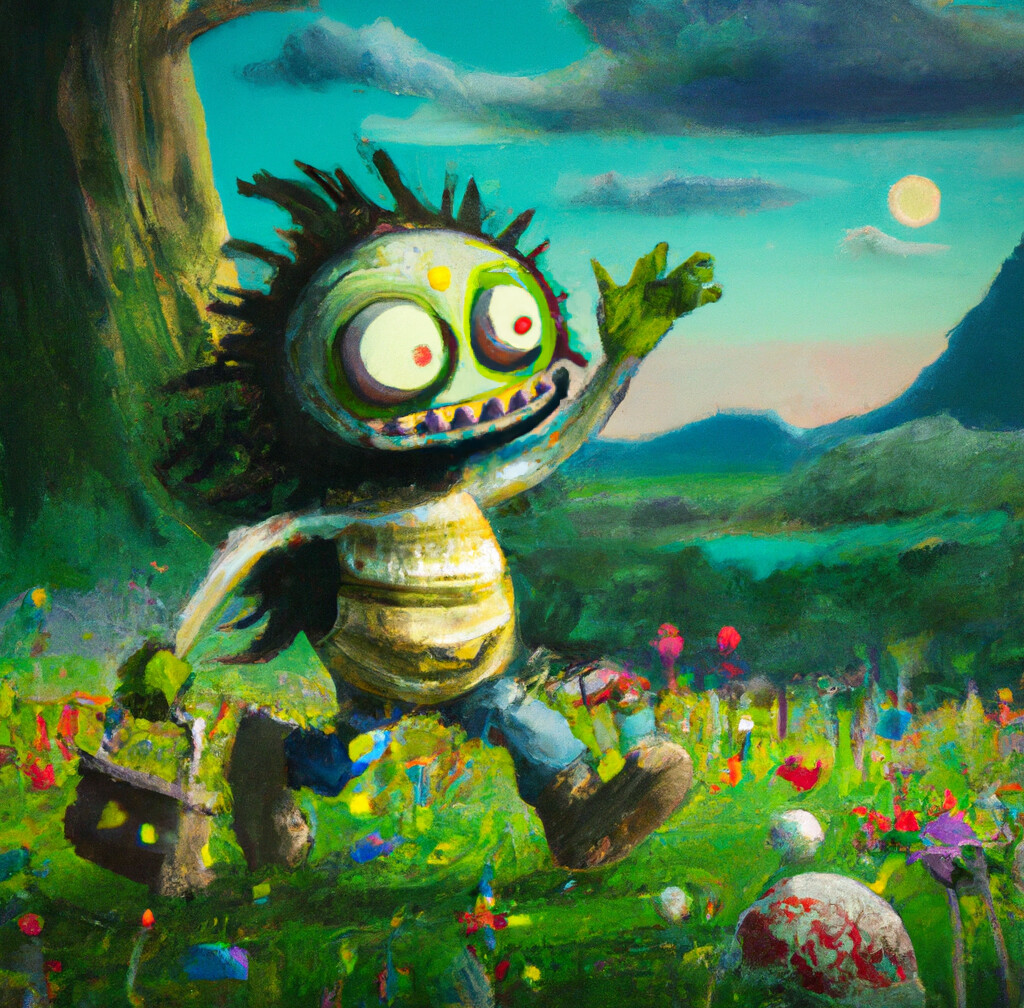 ArtStation - halloween - happy zombie travel