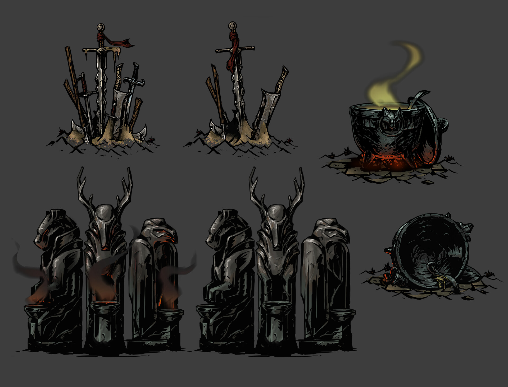 Живот чудовища карта darkest dungeon