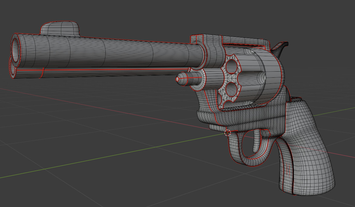 Wireframe Pistol
