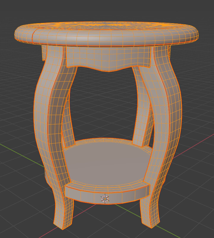 Wireframe end table