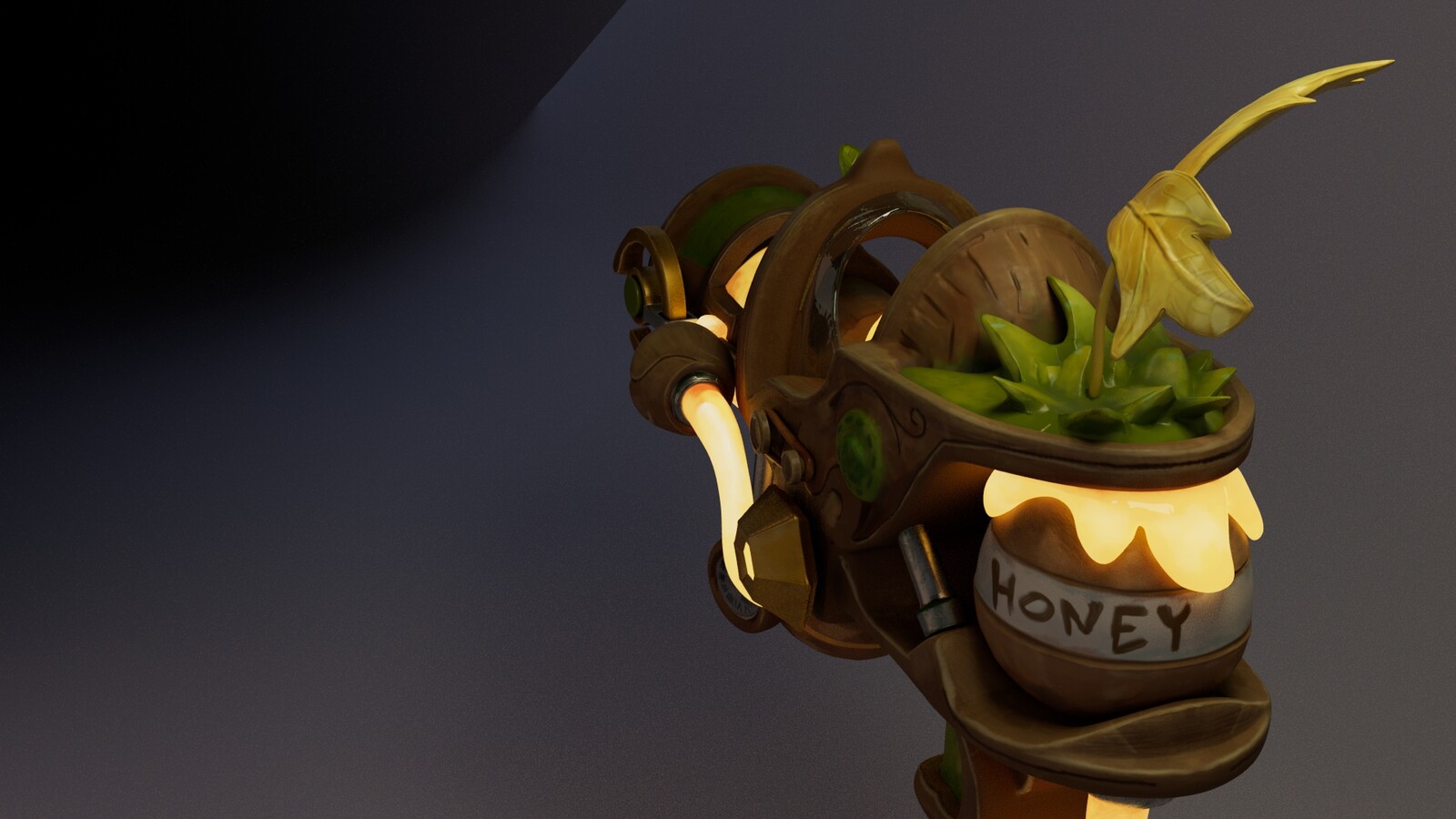 A Pov of the glow. 