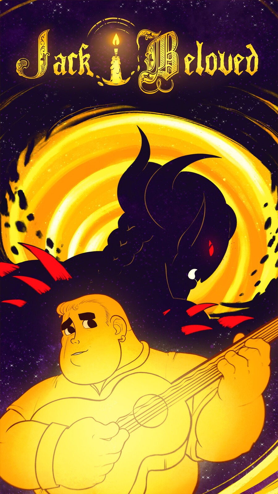 New Jack Beloved cover for both Tapas and the print version of Chapters 1-6 