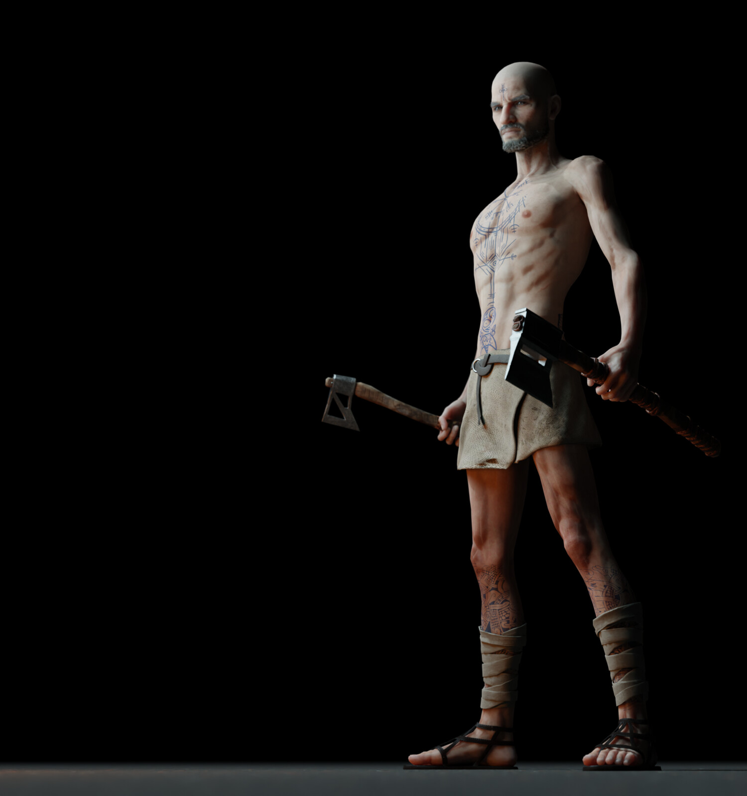 Anothre angle of The Islander 3D Character Model