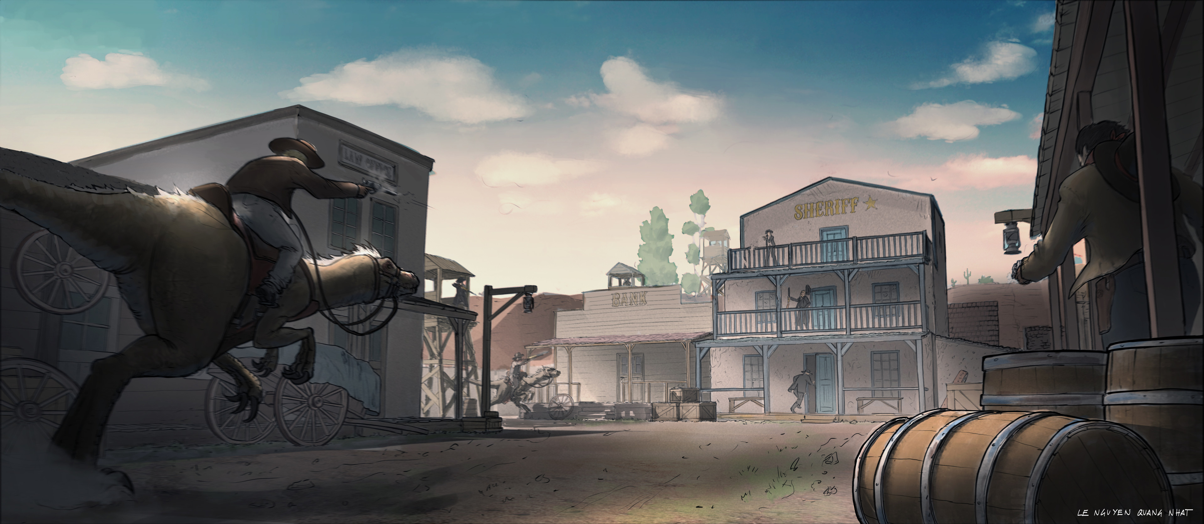Production Shot from one of the faction maps