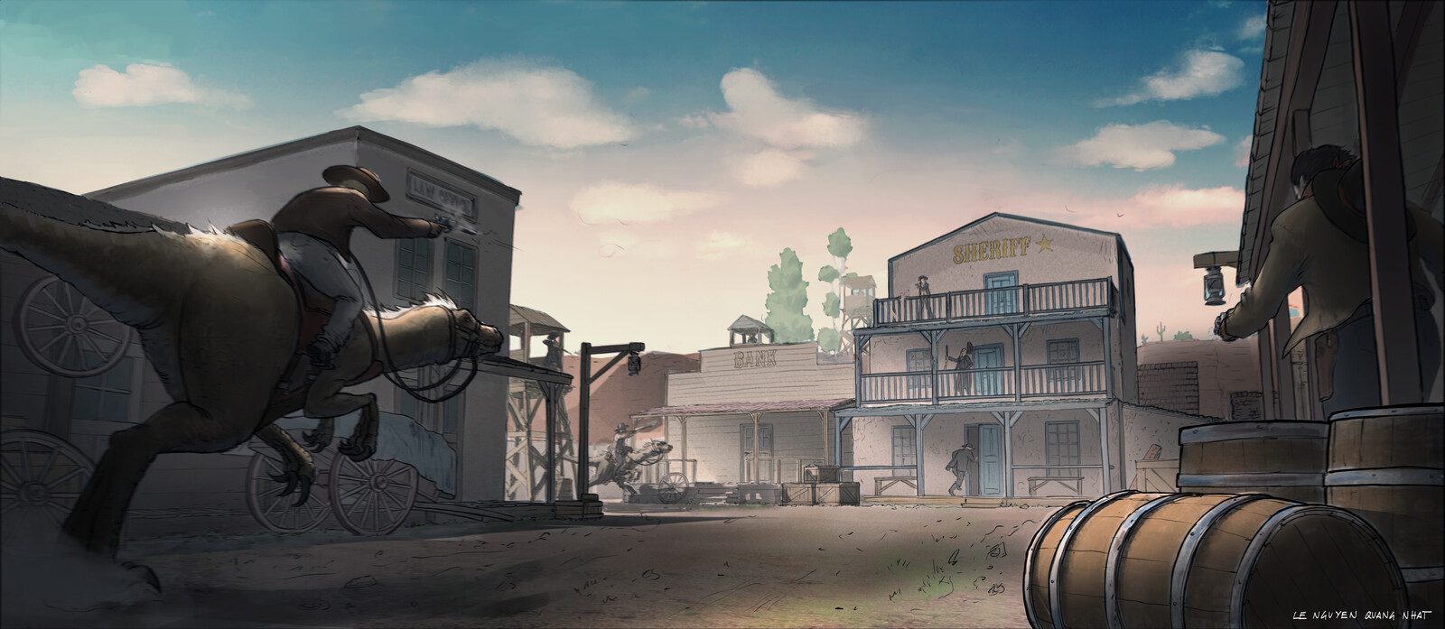 Production Shot from one of the faction maps