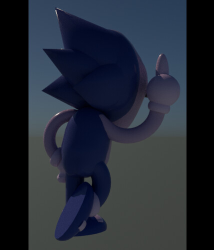 Sonic Majin Sonic R style - Download Free 3D model by MatiasH290