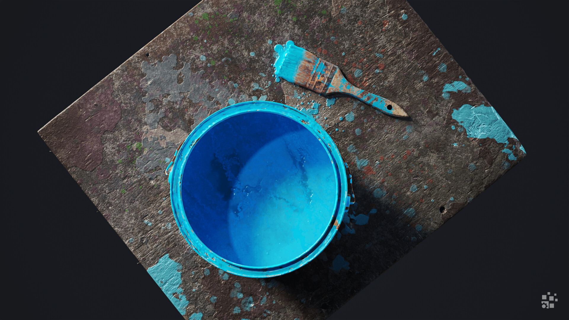 Pixengine Game Art Studio Old Paint Bucket