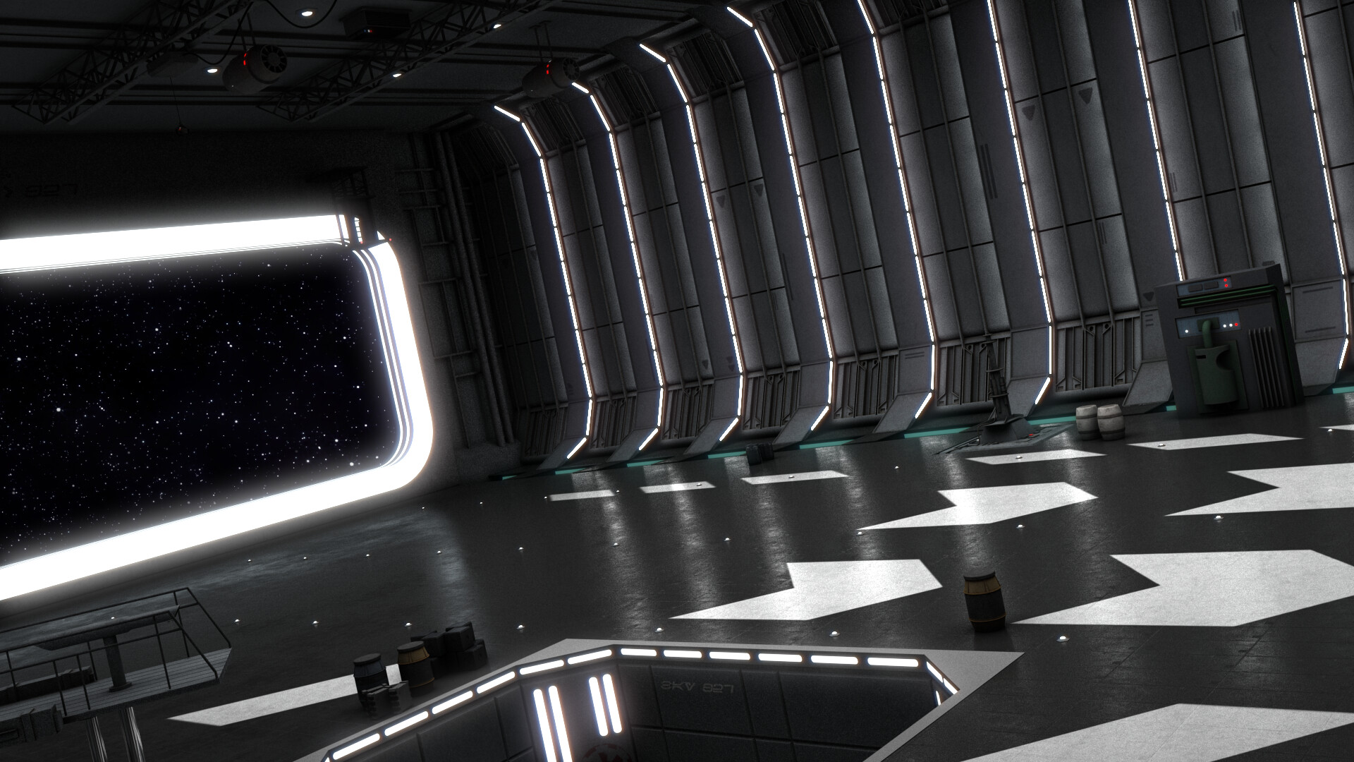 ArtStation Death Star Docking Bay 327