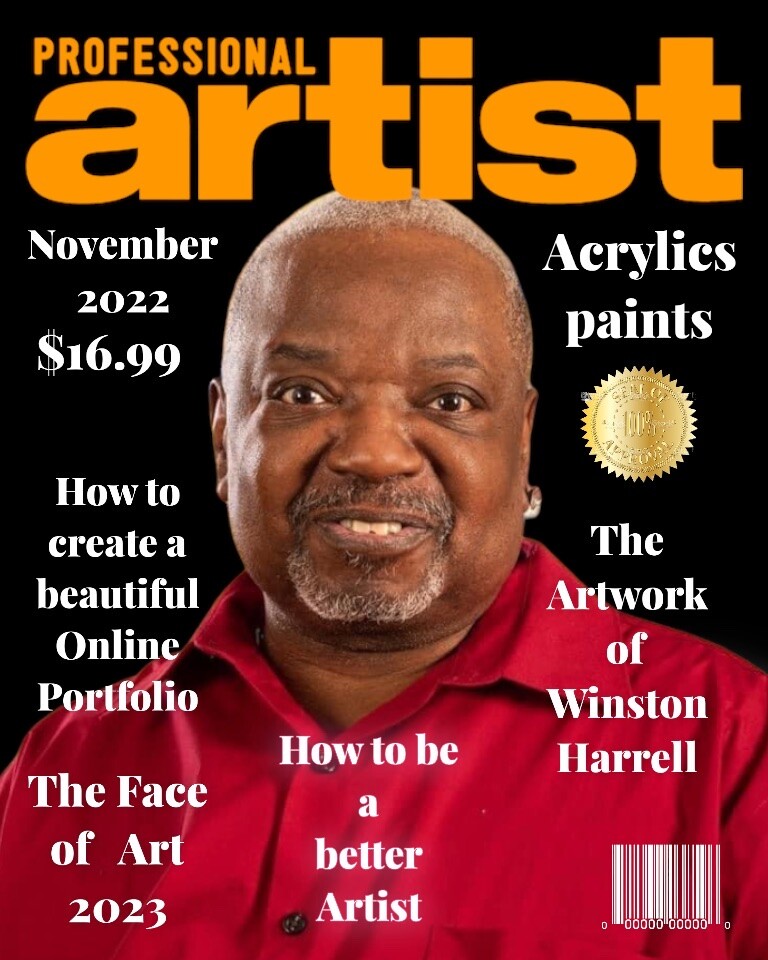 Professional Artist Magazine  Layouy