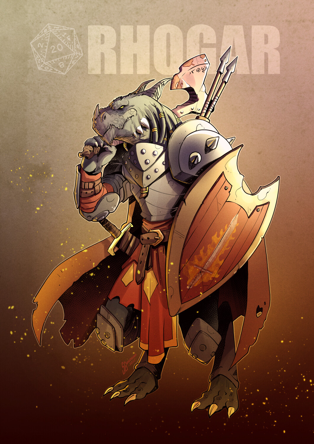 Dragonborn Paladin | D&amp;D Character Design