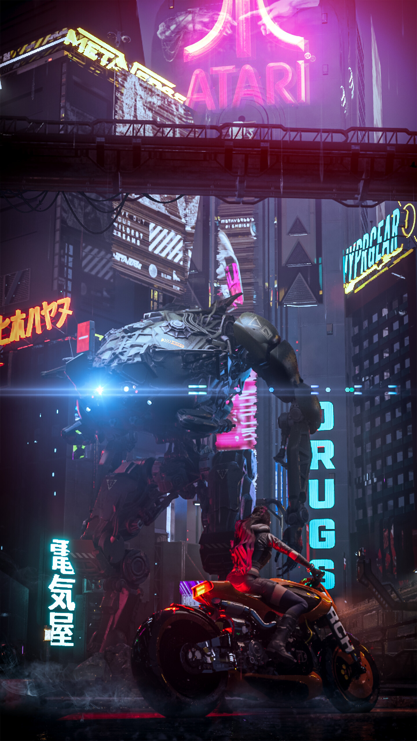 Cyberpunk 2077 Phone Wallpaper by JivoStudio  Mobile Abyss