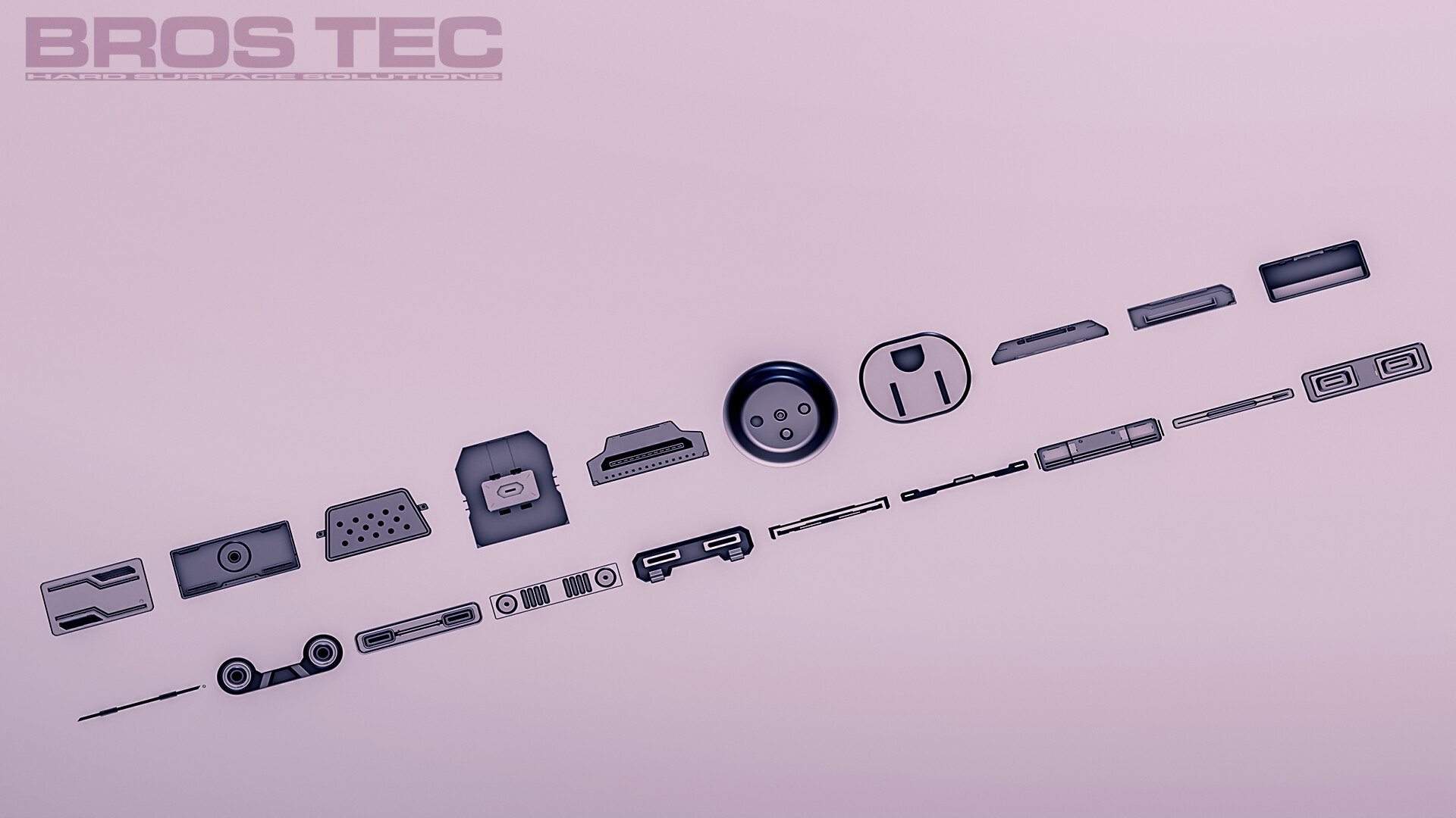 Blender Bros SciFi Trim Sheets and Decals