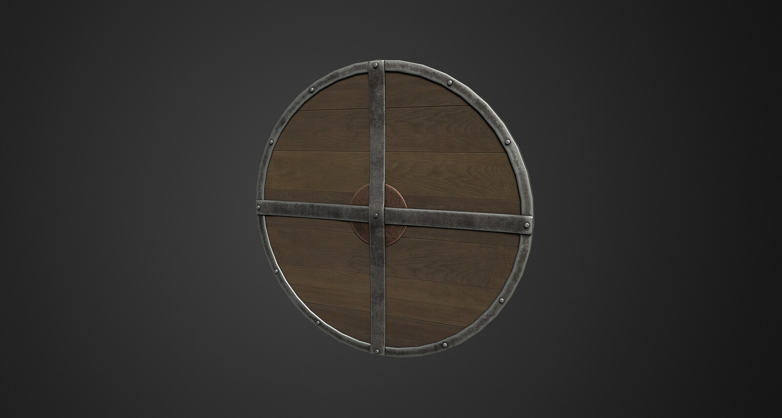 Final version of the shield (front view)