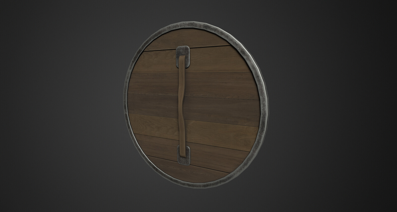 Final version of the shield (back view)