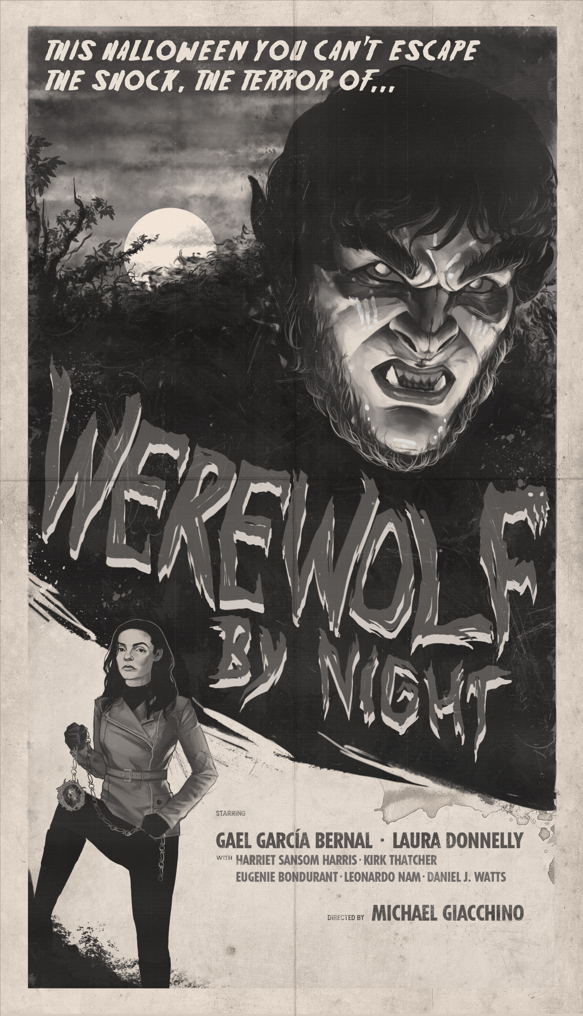 ArtStation - Werewolf By Night - Poster Art