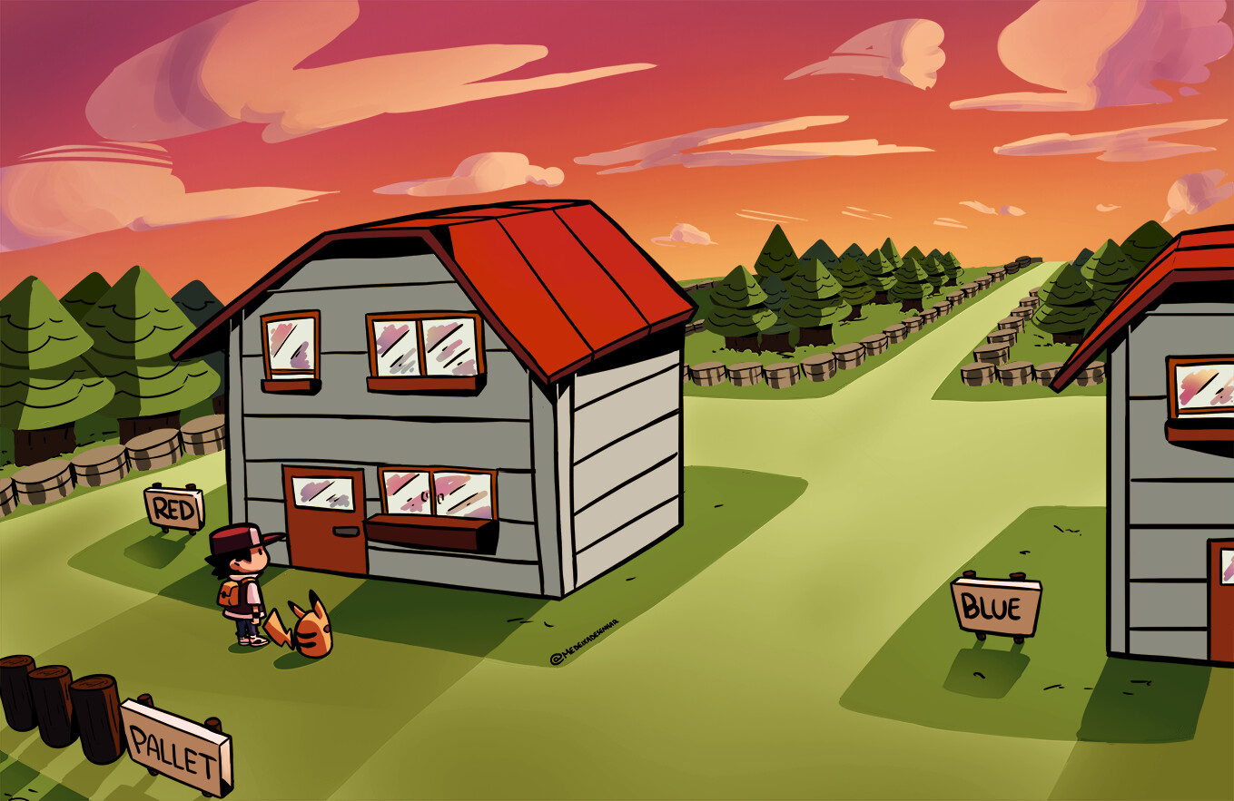 ArtStation Pallet Town