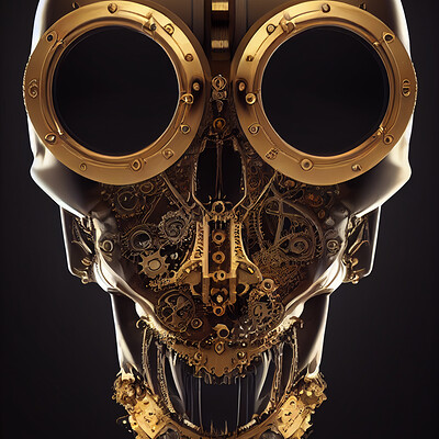 Dark philosophy darkphilosophy steampunk cybernetic biomechanical skull symmetr e36abb57 a596 45b7 97a8 7c9d17b54251