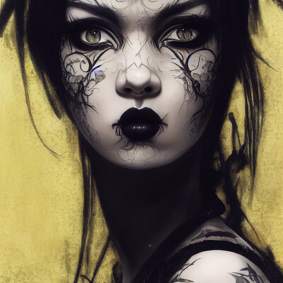 Dark philosophy darkphilosophy goth girl vixen hyper realistic face intricate h f97896d8 5f23 4c4d af35 7588a9b672cf