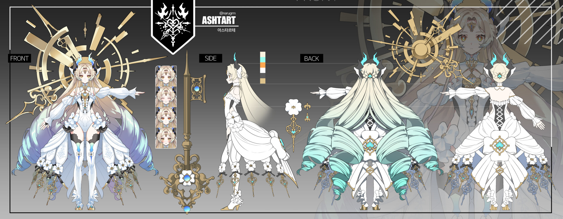 ArtStation - Character design sheet