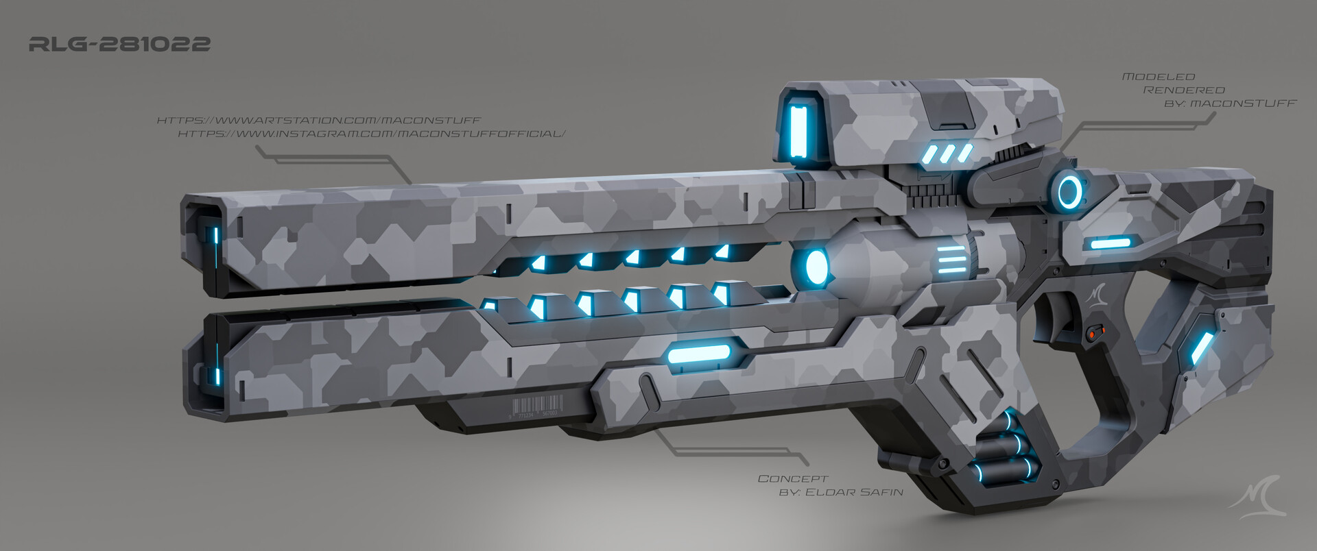 ArtStation - Ally Pfeilstorch Railgun launcher