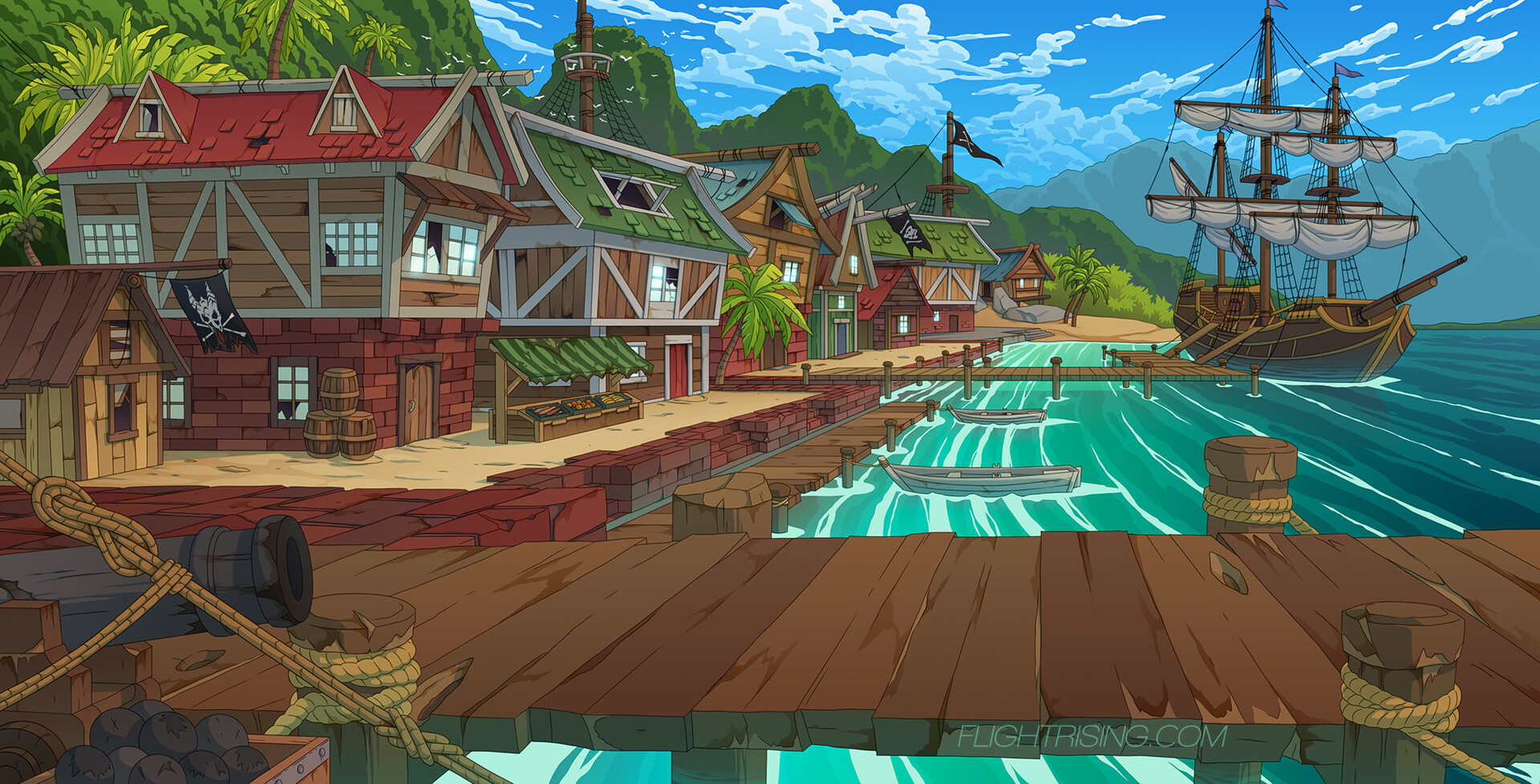 Pirate Cove, Paint the Town Red Wikia