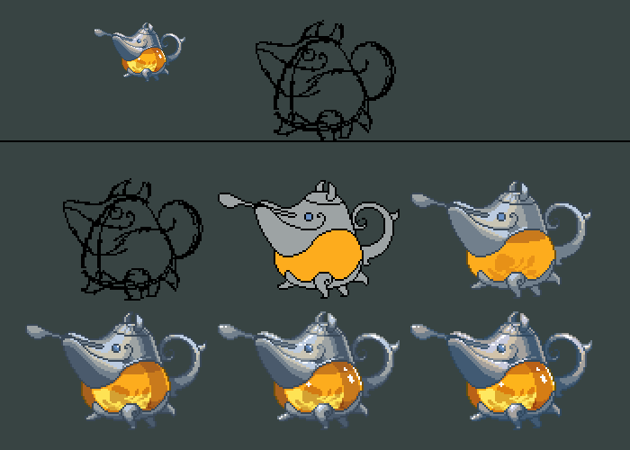 Ho Pin Ru Artifact Teapot Pixel