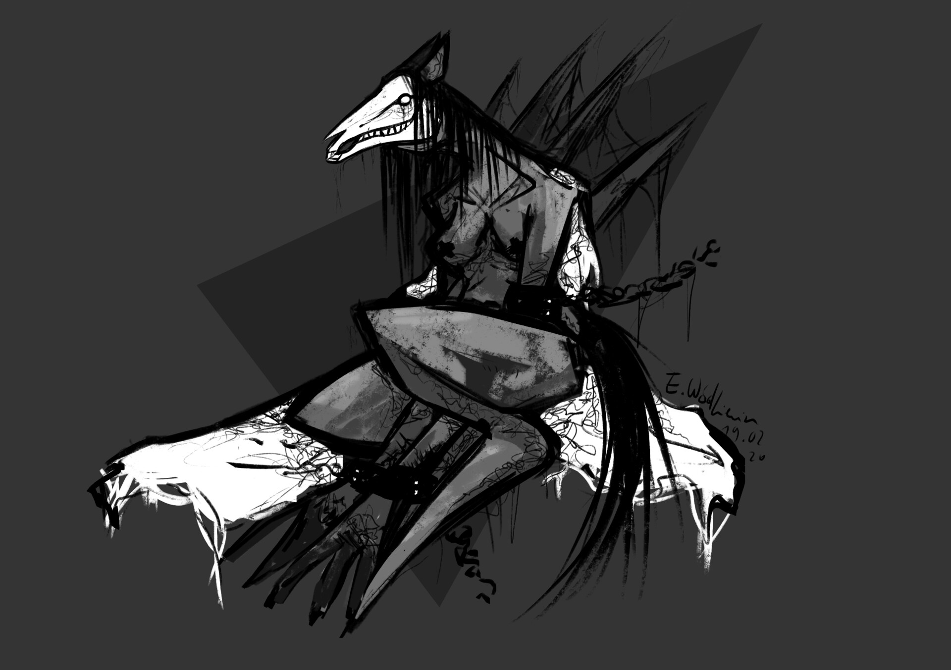 ArtStation - Mari Lwyd