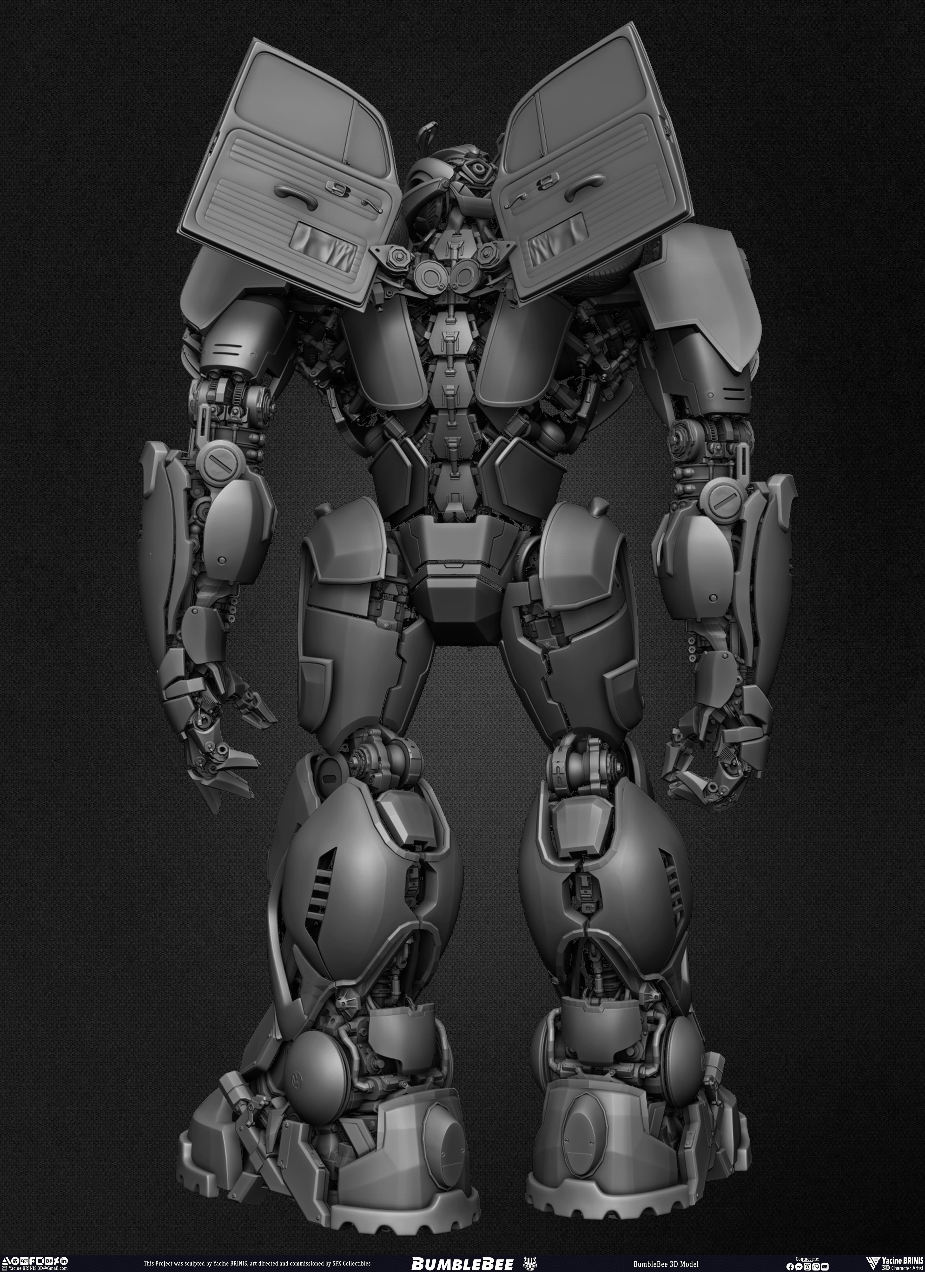 Transformers BumbleBee Sculpted by Yacine BRINIS 006