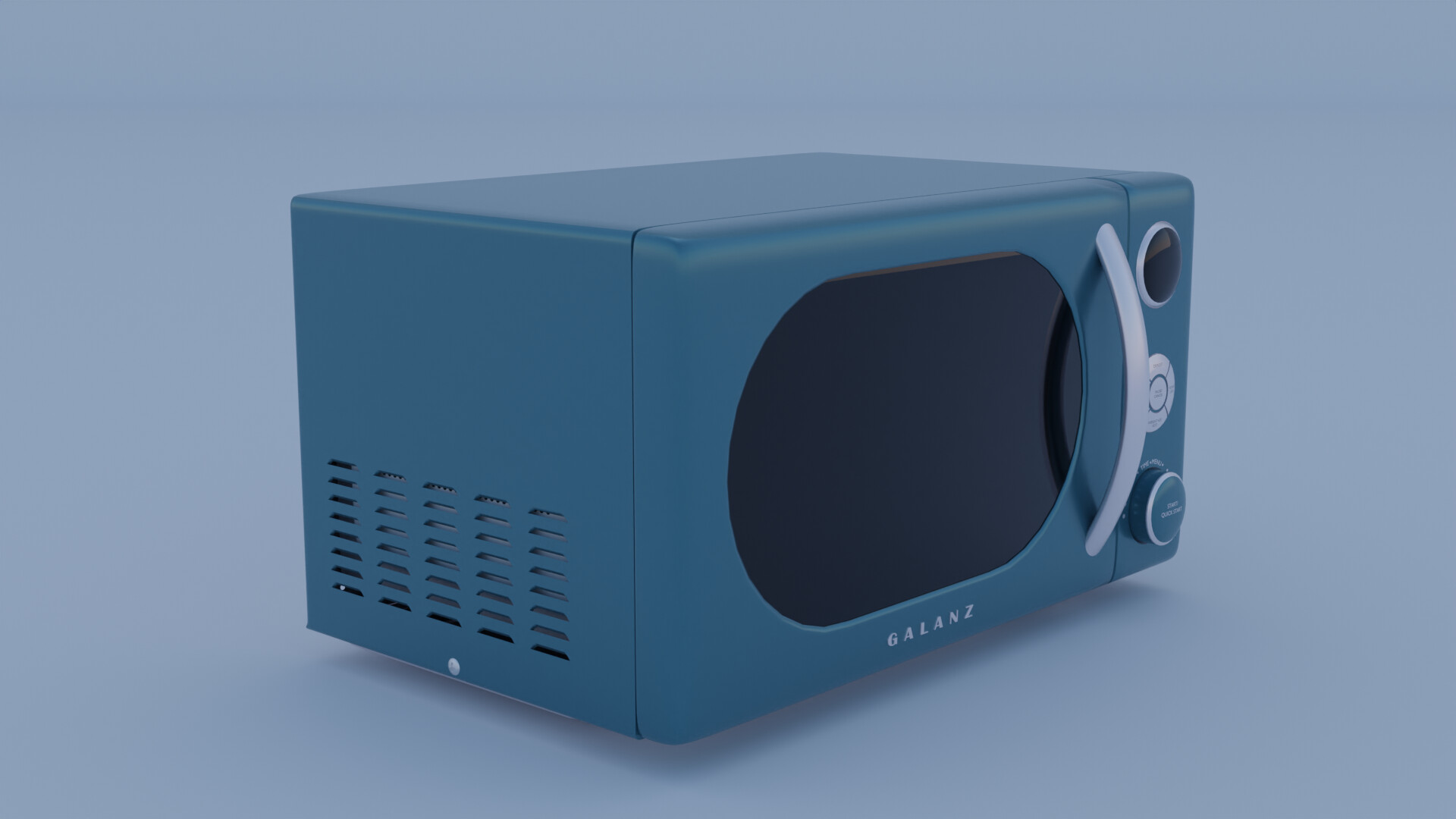 ArtStation Galanz Retro MIcrowave