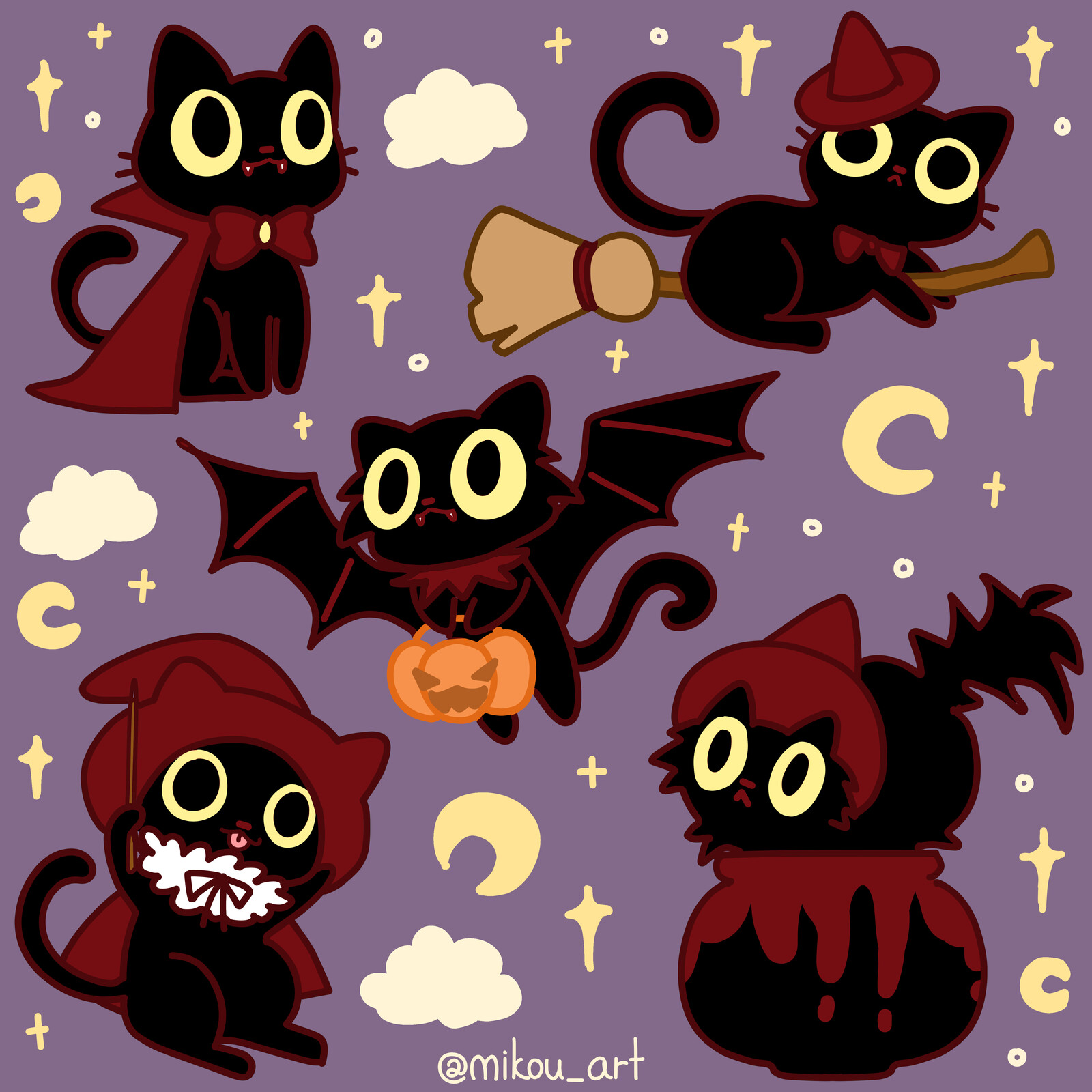 Halloween Black Kitten