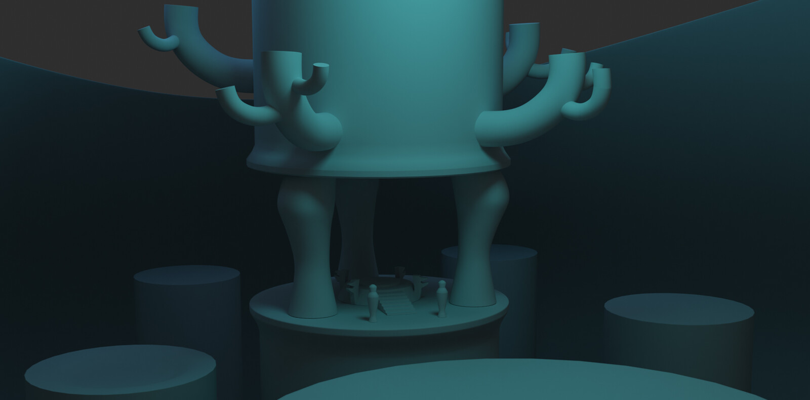 Ancient Bronze Tree_blender 3D base