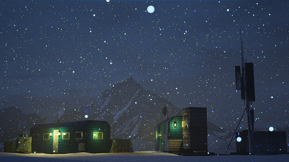 Arctic Research Station - Night