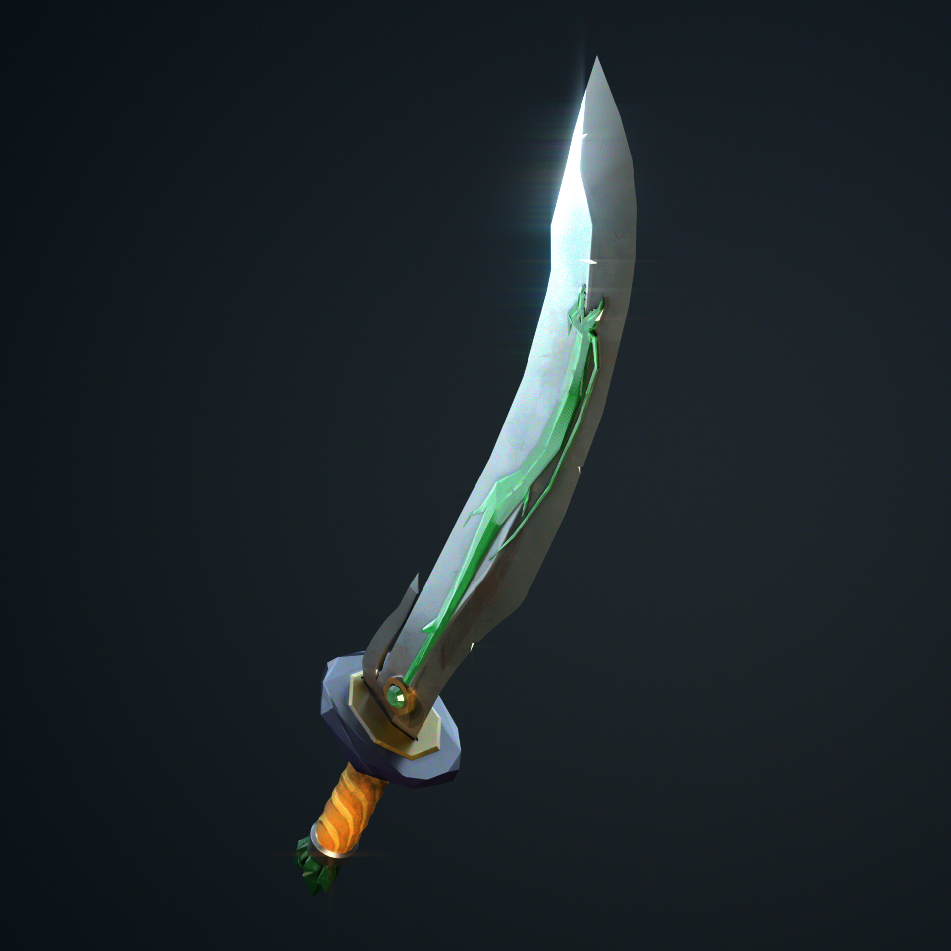 ArtStation - Eastern Winds Jade Cutlass