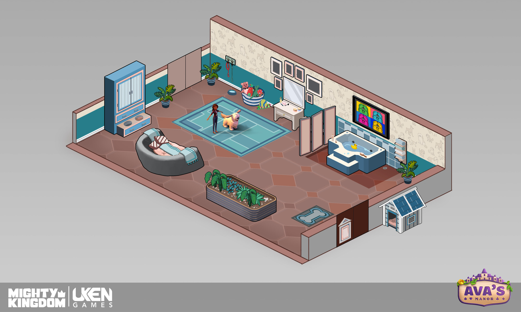 Marlowe's room concept - Modern styling