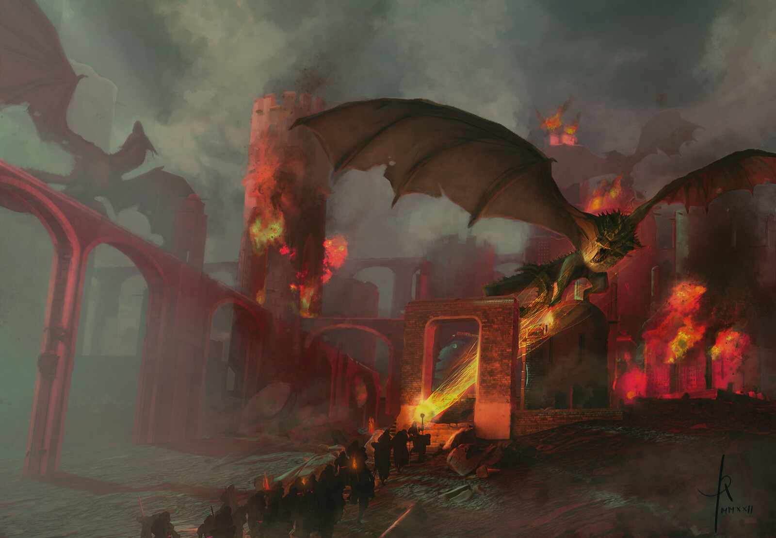 Personal project, playing with dragons