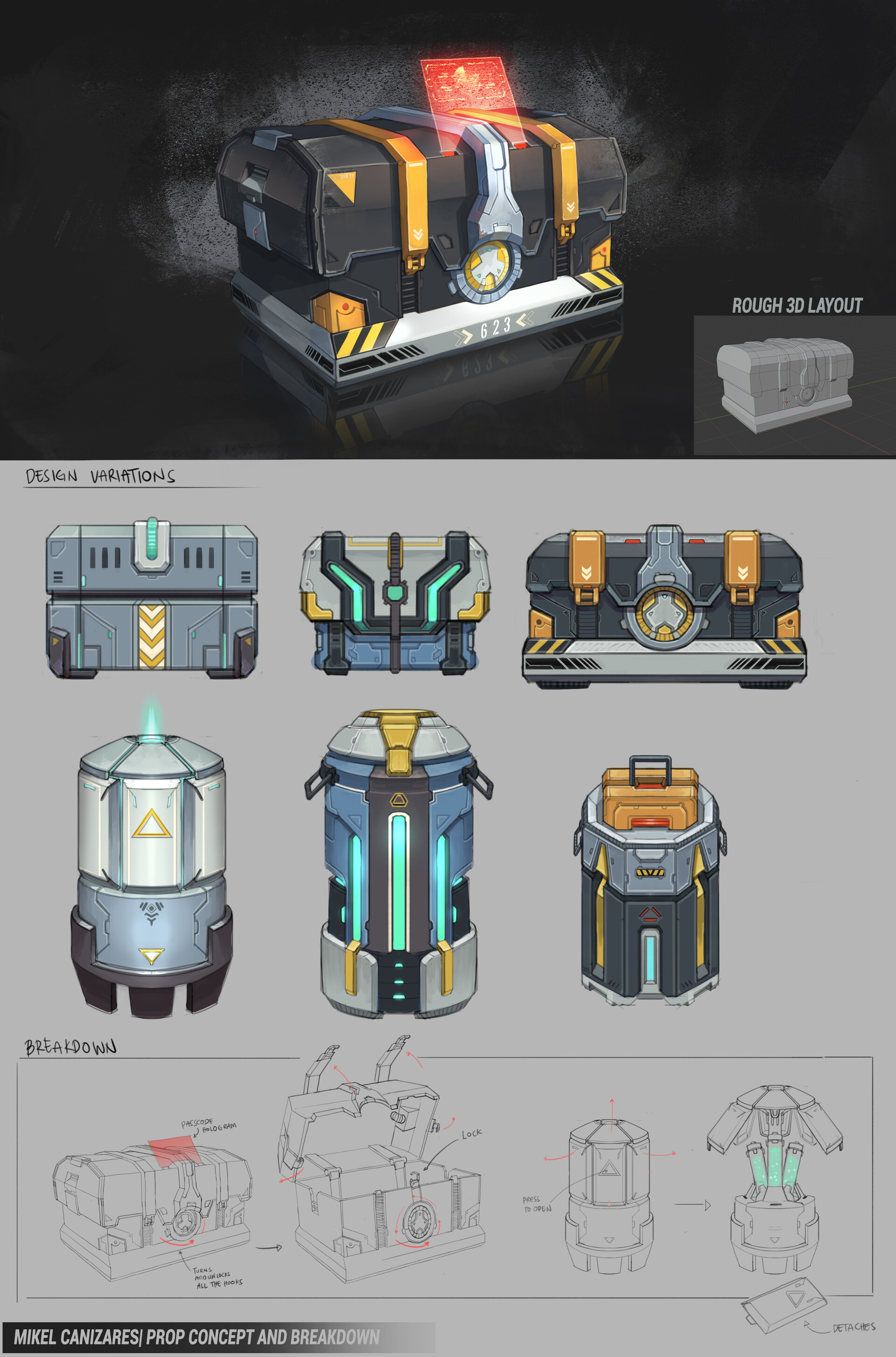 ArtStation - Scifi Chest