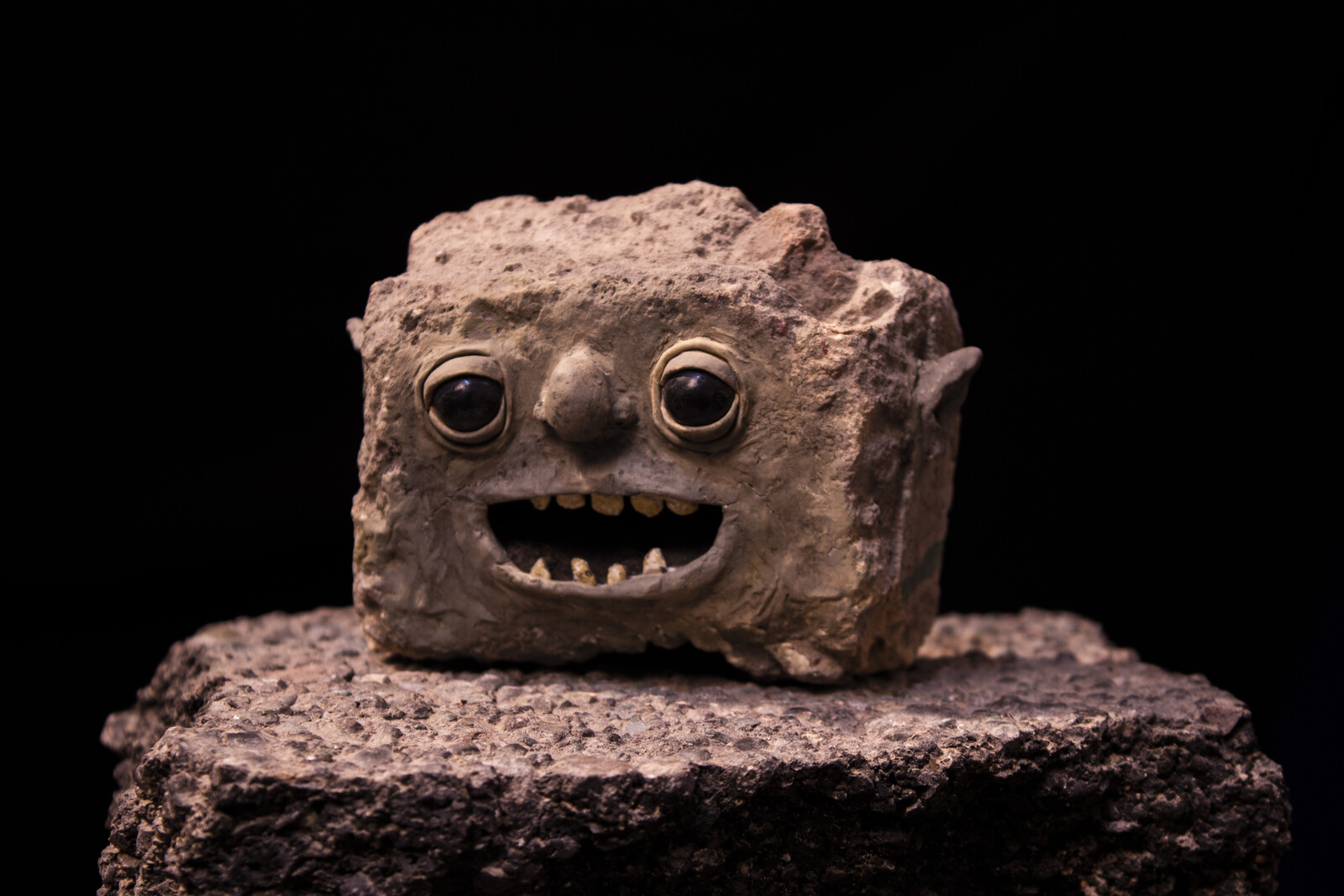Made of clay and brick