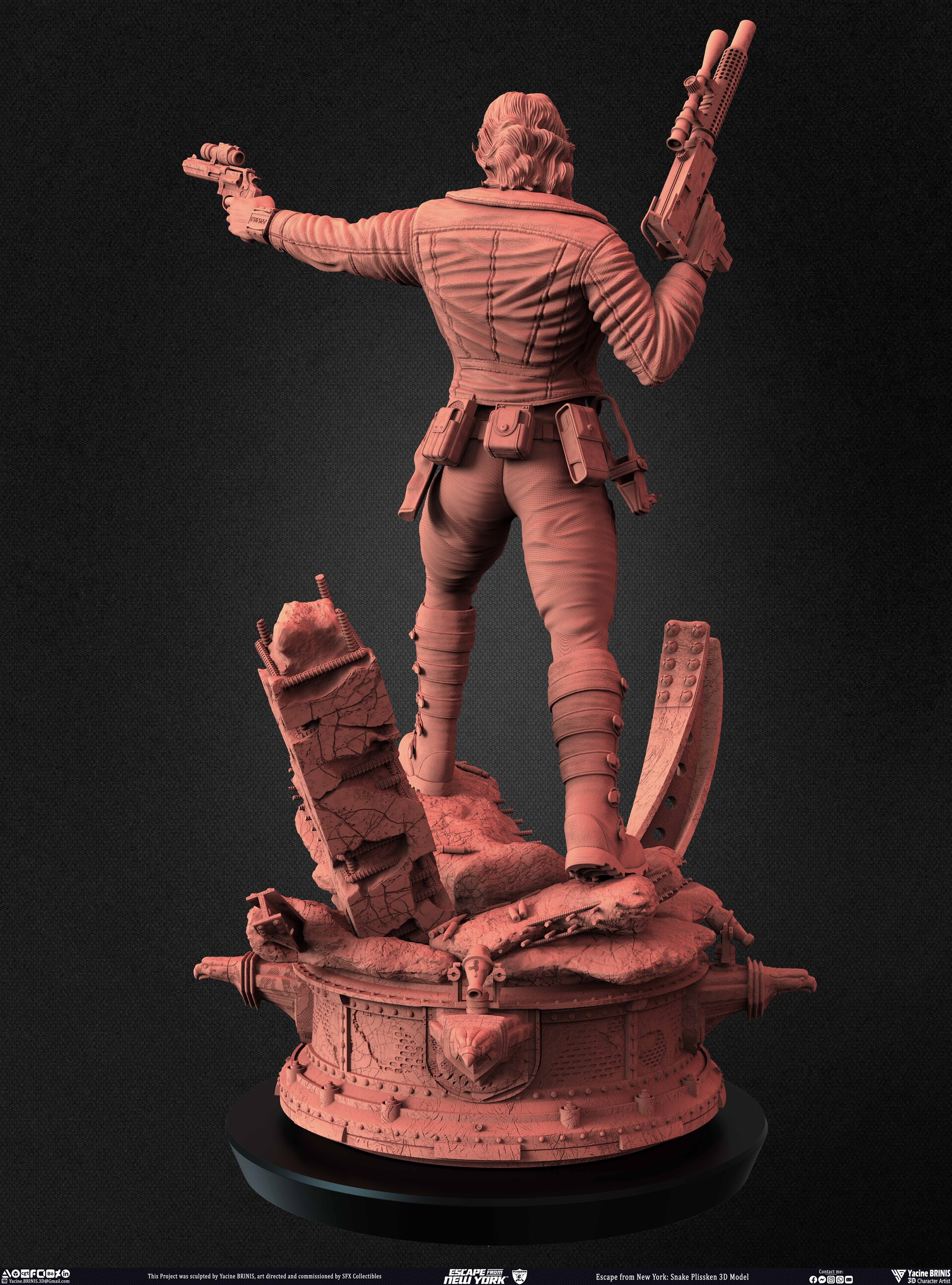STL file Escape From Tarkov Knight Usec Rogue 3D print figure 3D