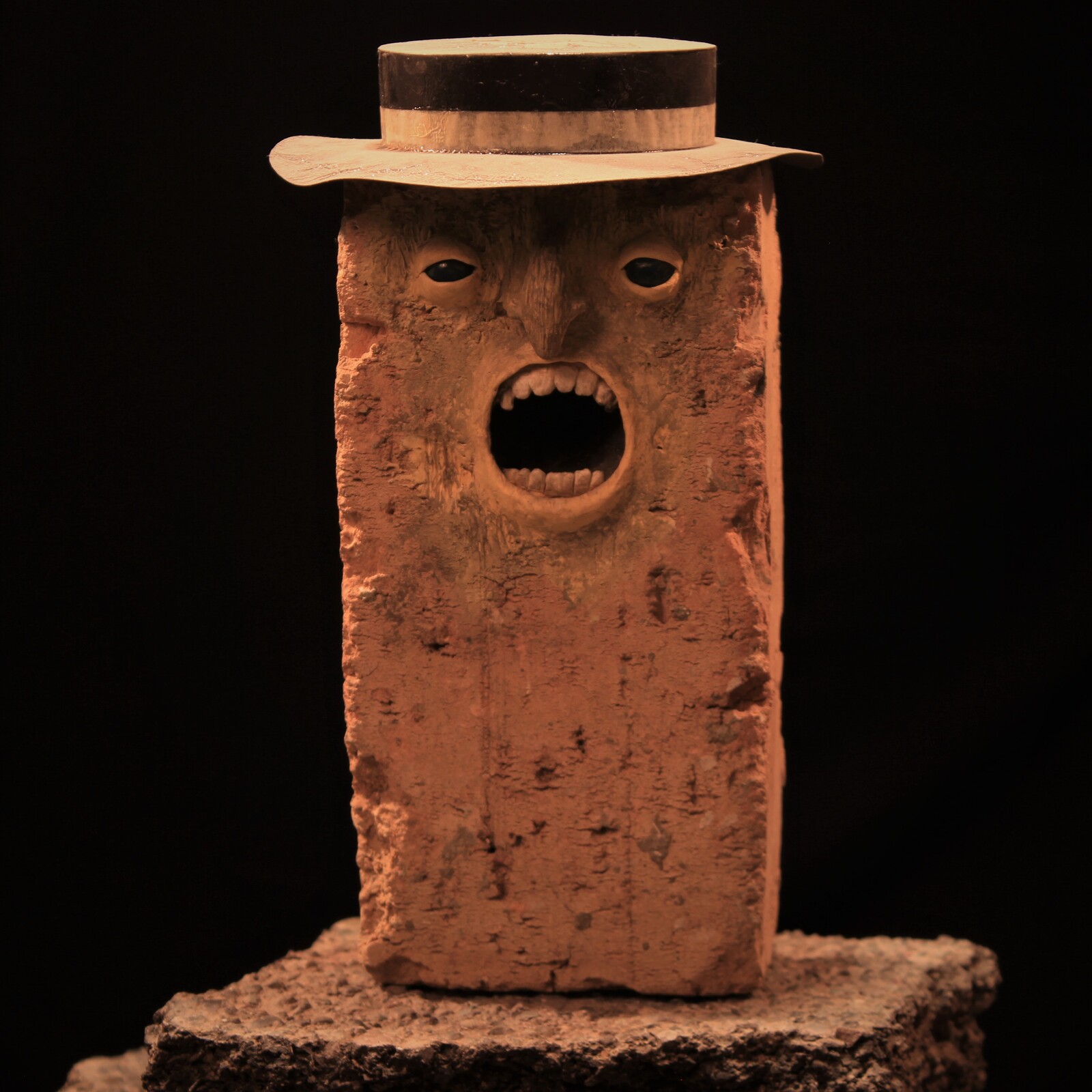 Made of clay and brick