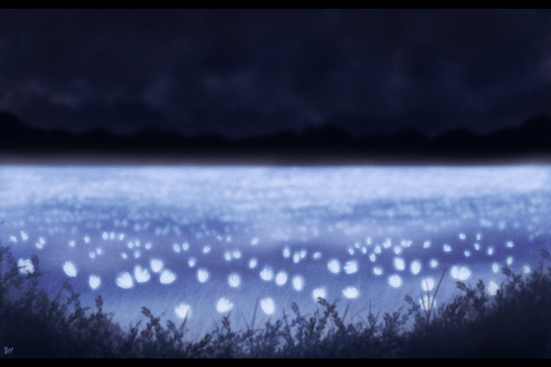 ArtStation Shining flowers