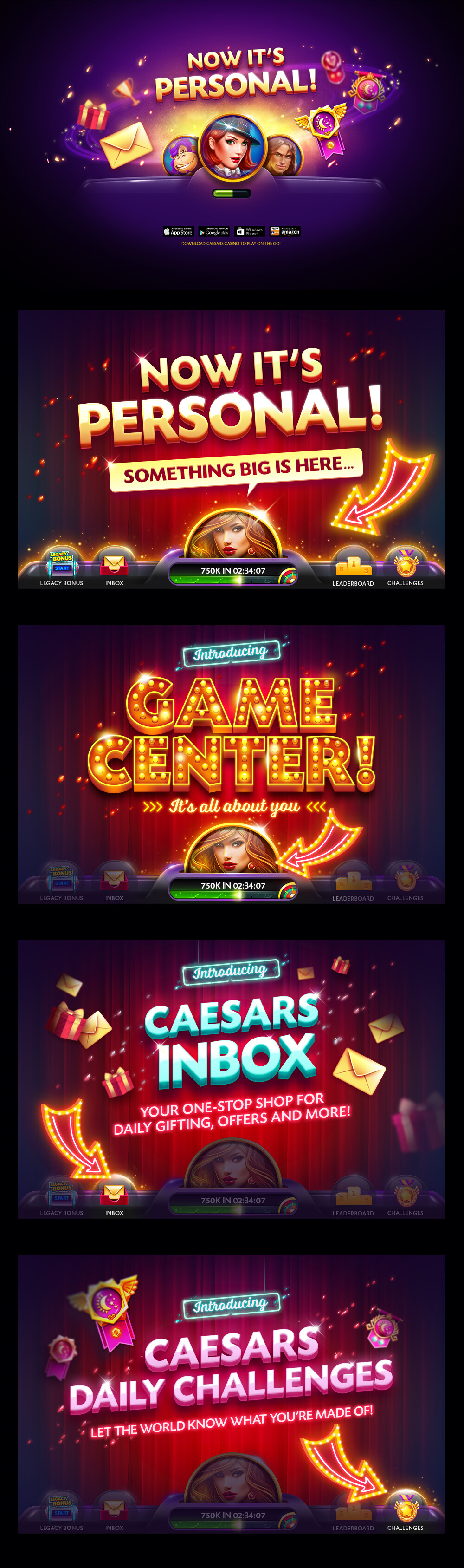 ArtStation - Rummy Game Promo Feature Page Designs