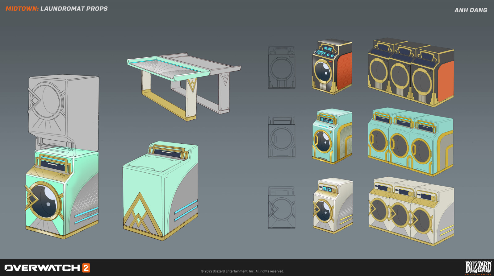 Wash your garments in art deco style