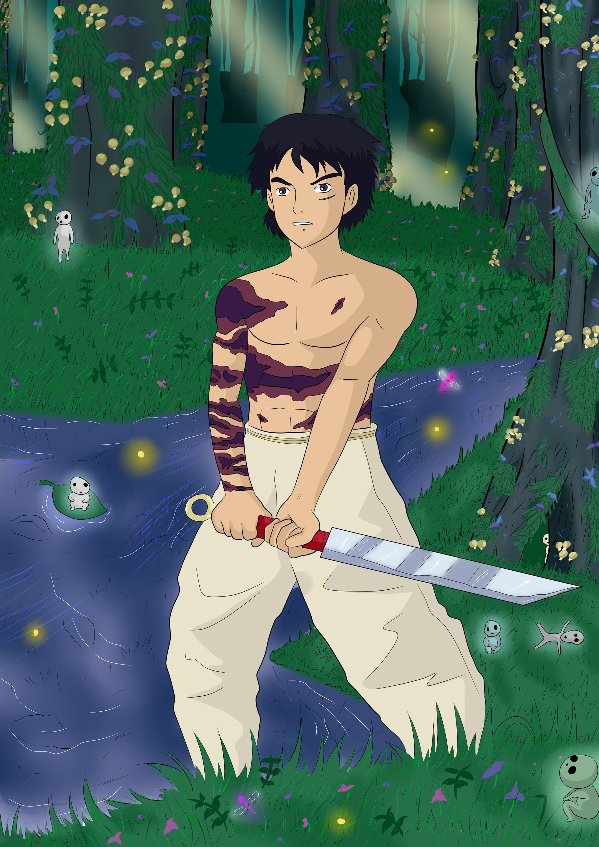 ArtStation Prince Ashitaka Princess Mononoke