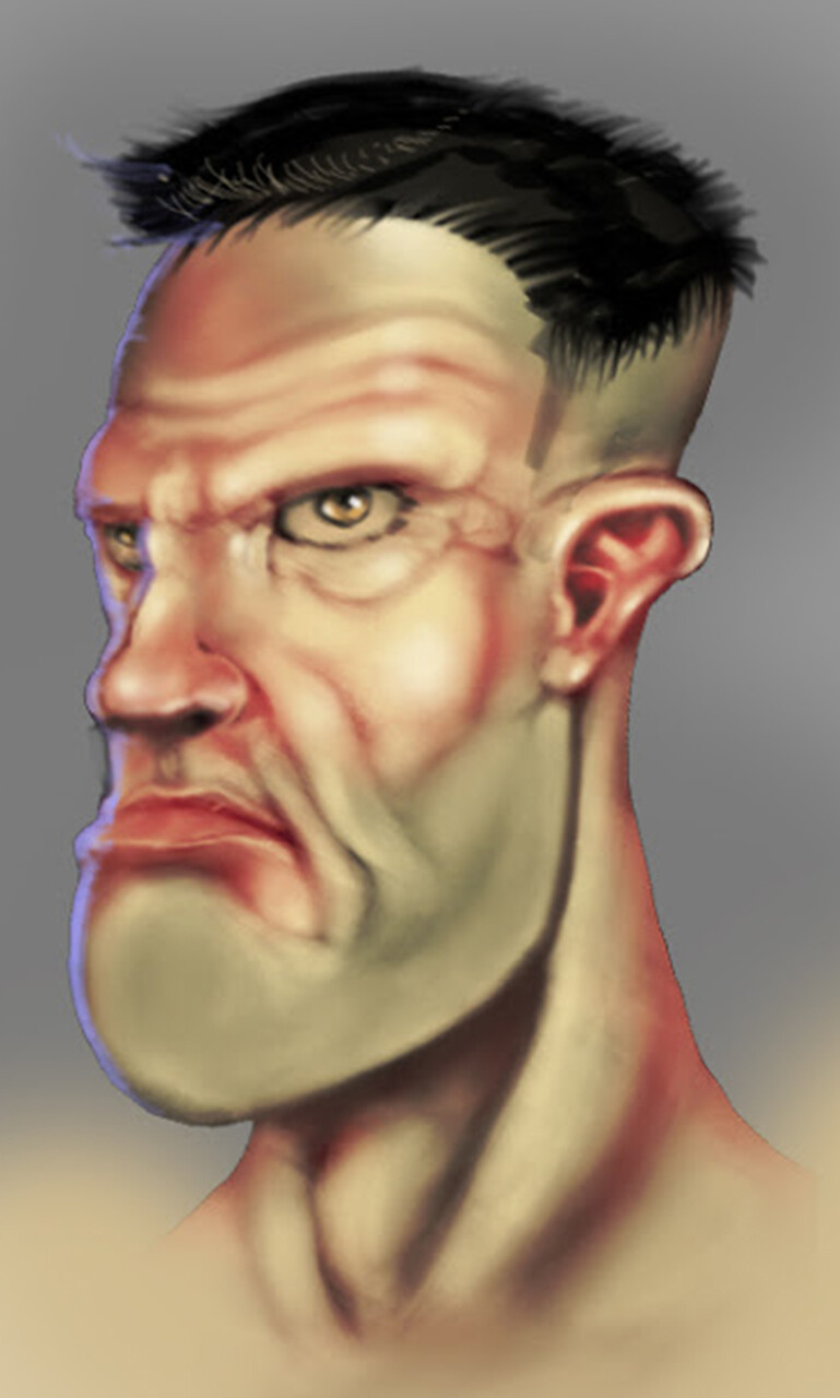ArtStation Brute face challange